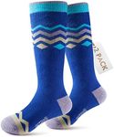 OutdoorMaster Kids Ski Socks, 2-Pai