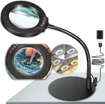 Krstlv 10X Magnifying Glass with Li