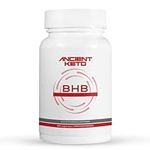 Ancient Keto BHB Supplement (90 caps), Exogenous Ketones, Induces Energy Production, Triple Beta Hydroxybutyrate Salts, Sodium, Magnesium, Calcium for Men and Women, Ancient Keto Pills