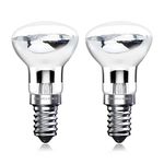 Klarlight R39 E14 40W Lava Lamp Bulbs, Small Edison Screw SES Reflector Spot Lava Lamp Bulbs, Warm White 2800K Energy Saving R39 Spotlight Halogen Bulbs Dimmable (Pack of 2)