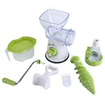 Fdit Juicer, Manual Citrus Press Orange Squeezer, Fruits Vegetable Squeezer for Celery, Wheatgrass, Kale, Spinach, and any other Leafy Greens