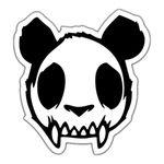 Zombie Panda JDM Vinyl Decal Sticker | Cars Trucks Vans Walls Laptops Cups | Black | 5.5 inches | KCD1323