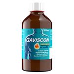 Gaviscon Liquid, Peppermint, 600ml, Heartburn Liquid, Antacid Liquid, Indigestion Liquid, Acid Reflux Relief, Gord Relief, Gets To Work Instantly, Dual Relief, Antacids, Digestion and Nausea