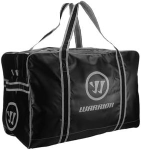 Warrior Pro Hockey Carry Bag, Black / Grey (Player (Large) 32" L x 20" H x 15" W, Black / Grey)