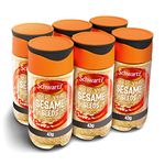 Schwartz Sesame Seeds 43 G | Jar | Pack of 6 | Nutty, Earth & Delicious Essential | Add Texture & Flavour to a Variety of Dishes