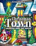 Christmas Town Coloring Book for Ad