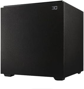 Definitive Technology Descend DN12 12" Subwoofer (2021 Model) - Optimized for Movies and Music, New 3XR Architecture, 1500W Peak Class H Amplifier & (2) Pressure-Coupled 12" Bass Radiators, Black