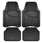 Armor All® 4-Piece Black Rubber All-Season Trim-to-Fit Floor Mats