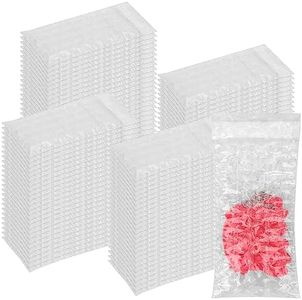 Lswteiz 100Pcs Small Bubble Out Bag Pouches 2'' x 3.15'' Self-Seal Mini Cushioning Bags, Double Walled Self-Sealing Protective Wrap Shockproof Foam for Business, Shipping, Packing