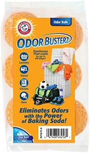 Arm & Hammer Odor Busterz Balls for Long Lasting Freshness, 6 Pack - Deodorizer, Carpet Fresh, Odor Remover, Pet Fresh