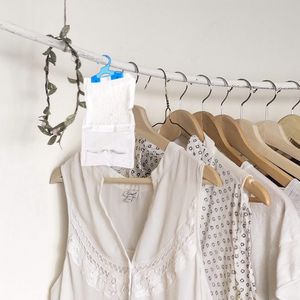 Hanging Wardrobe Dehumidifier 6-Pack – Moisture Absorber Bags