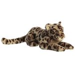 Aurora® Exquisite Luxe Boutique™ JIRA Jaguar™ Stuffed Animal - Luxurious Elegance - Sensory Delight - Brown 20 Inches