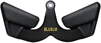 BLUSLM LAT Pull Down Bar for Cable Machine, Pulldown Attachments T V Attachment, Back Tricep Strength Training Handle (BL03)