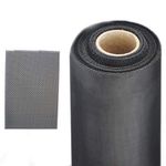 NITIN Wires & Meshes Stainless Steel SS 304 Mosquito Net (Black Powder Coated) - Wire/Wire netting Mesh Roll 16x26-4 Feet x 5 metres