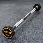 METIS Rubber Barbell Weights [10kg - 45kg] - Professional Grade Barbells for Full Body Workouts | Ideal for Gyms & Home Workouts (10kg)