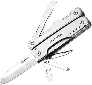 ROXON S803 Flash Multitool Pliers Survival Tool Multi Tool with Flint Rod, Outdoor Essential