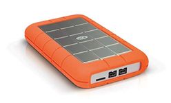 LaCie Rugged Triple 1 TB External Hard Drive Portable HDD – USB 3.0 FireWire 800 Compatible for Mac and PC Computer Desktop Workstation Laptop (STEU1000400)