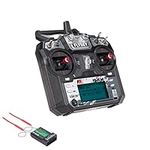 Goolsky FS-i6X RC Transmitter 2.4GHz 10CH AFHDS 2A with FS-iA10B Receiver for RC Drone Airplane Helicopter