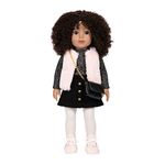 ADORA Amazon Exclusive Amazing Girls Collection, 18” Realistic Doll with Changeable Outfit and Movable Soft Body, Birthday Gift for Kids and Toddlers Ages 6+ - Sienna in Party Outfit