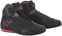 Alpinestars Men's 251561813110 Shoe (Black/Grey/Red, Size 10)