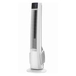 Lasko Oscillating Tower Fan, Remote Control, Timer, 4 Quiet Speeds, for Bedroom, Home Office and Kitchen, 38", White, T38400