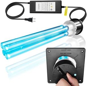 Powerful 80W HVAC Duct UVC Light, High-Power Duct Sanitizer UV Light with Ceramic Base, Dual H-Tube Design for Long-Lasting Performance - Perfect for Homes, Offices, Hospitals, Mall and Large Spaces