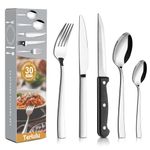 Flatware Set With Steak Knives