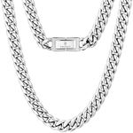 KRKC&CO 10mm Cuban Link Chain, 18K 