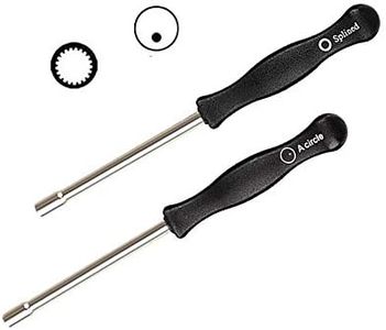 HUZTL Carburetor Adjustment Tool (21-Teeth Splined + A-Circle) Carburator Adjusting Kit for 2-Cycle Small Engine Poulan Husqvarna Homelite Weed Eater Craftman Echo Trimmer Blower