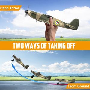 HAWK'S WORK 3-Channel RC Spitfire Airplane – Remote Control Model