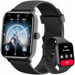 Smart Watch for Men Women (Answer/Make Call), Alexa Smartwatch Compatible with Android iOS, Fitness Tracker with Heart Rate SpO2 Sleep Monitor, 1.8'' HD DIY Dial Waterproof Watch with Bluetooth Call