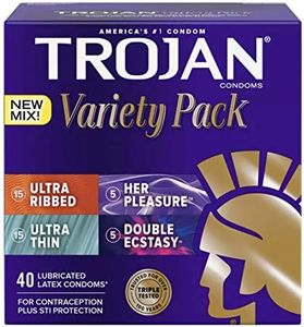 Trojan The New Trojan Pleasure Pack, 40 ct.