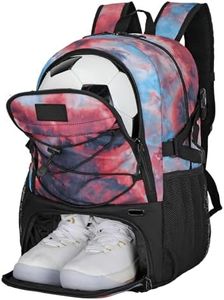 Goloni Soccer Backpack,Basketball Backpack with Ball Compartment & Shoe Compartment,Backpack for Basketball,Soccer, Football, Volleyball, Swim, Gym, Travel