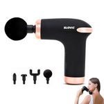 SLOVIC Modern Massager Machine for Pain Relief of Neck, Shoulder, Back, Foot for Men | Massage Gun | Body Massager for Pain Relief of Men & Women | Up to 6 Months Warranty (Black)