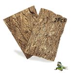 BNOSDM Reptile Cork Bark Tank Background Lizard Terrarium Wall Decor for Bearded Dragon Frog Leopard Gecko Tortoise Snake Chameleon 2PCS