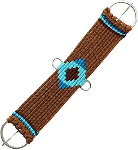 CHALLENGER Horse 34" Western Saddle Tack 17 Strand Brown Cotton Acrylic Aztec Cinch 9799-34