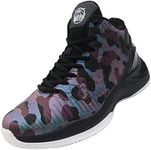 Beita Men's Basketball Shoes Fashion Sneakers for Teen Boys Breathable Sport Shoes Anti Slip, Camouflage, 11.5