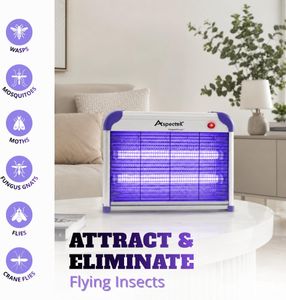 ASPECTEK 20W Electric Bug Zapper – Indoor Insect Killer