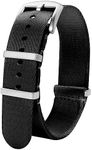 TStrap NATO Watch Strap Nylon - Bla