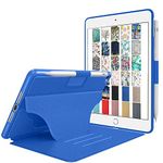 DuraSafe Cases for iPad 7.9 Mini 5 4 3 2 1 Gen Mini 1st 2nd 3rd 4th 5th A2133 A2124 A2126 A2125 A1538 A1550 A1599 A1600 A1489 A1490 A1491 A1432 TPU Soft Back Cover Pencil Holder Strap - Navy Blue