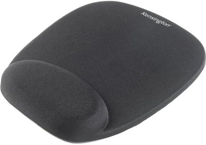 Kensington 62384 - Almohadilla de Ratón, Ergonómica, de Espuma con Apoya Muñecas, Compatible con Ratones Láser y Ópticos, 32 x 252 x 210 mm, Negro