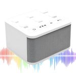 Big Red Rooster White Noise Machine - Sound Machine for Sleeping & relaxation - 6 Natural and soothing Sounds - Plug In or Battery Powered - Portable Sleep Sound Therapy for Home, Office or travel