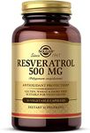 Solgar Resveratrol Vegetable Capsules, 500 mg, 30 Count