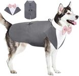 AOFITEE Dog Tuxedo Formal Suit and 