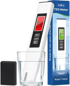 2025 New 4 in 1 TDS Meter, TDS Meter Digital Water Tester, Accurate and Reliable, Water Tester,TDS EC and Temperature (° C/° F) Meter, 0-990ppm, Used for Drinking Water and RO/DI Systems
