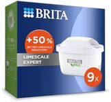 BRITA Water Filter Cartridge MAXTRA PRO Limescale Expert (9 Pack) - BRITA Refill for Ultimate Appliance Protection, reducing impurities, Chlorine and Metals