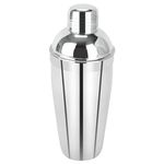 Garden Of Arts Stainless Steel Cocktail Shaker (500ml) for Party Martini Drink Shaker with Built-in Strainer for Bartending and Home Steel Margarita Cobbler Shaker Mixer Essential Accessories