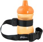 PBnJ Baby SippyPal Sippy Cup Strap Holder Leash Tether (1 Black Solid)