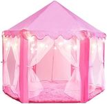 Princess Tent for Kids - 55" X 53" with Led Star Lights | Princess Toys | Toddler Play Tent | Playhouse, Castle