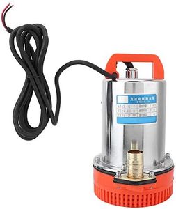 Water Pump, 12V 280W DC 12V Water Pump Submersible Water Pump, Outlet Design 25cm / 9.84in for Garden Greening